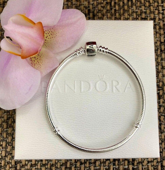Срібний браслет для намистин Пандора базовий 590702HV MasterSem Київ - фото 5