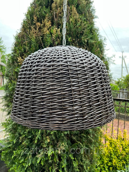 Люстра коричнева плетена Київ - фото 6