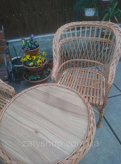 Мебель балконная плетеная из лозы Киев - изображение 8