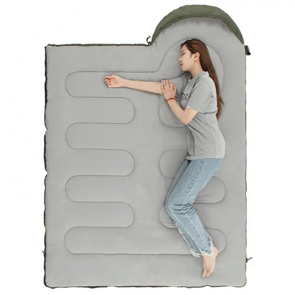 Спальный мешок-одеяло до 0 градусов, 210×75см, Олива / Туристический спальник с капюшоном / Спальник для ВСУ Киев - изображение 7