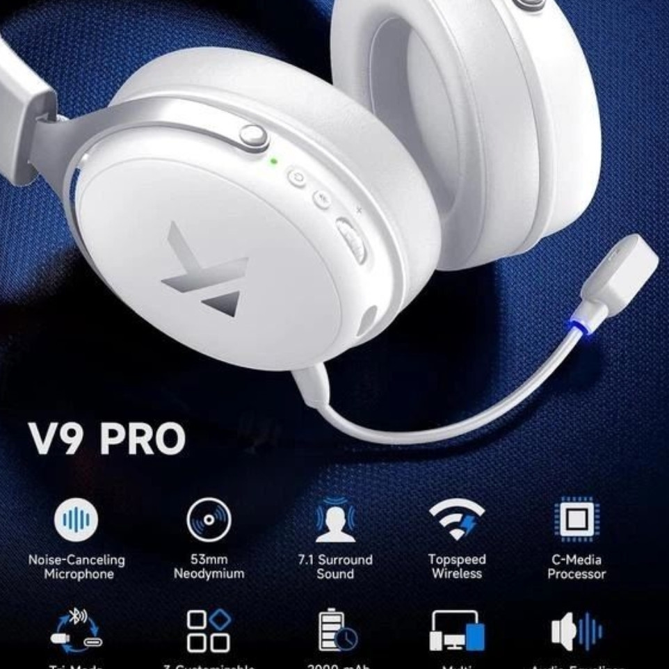 Навушники McHose V9 Pro White/Silver ! Харьков - изображение 2