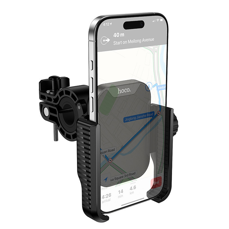 Вело/Мото держатель для телефона HOCO H91 Milly motorcycle bicycle universal holder Black Одесса - изображение 3