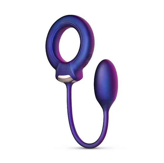 Ерекційне віброкільце з віброяйцем Hueman - Eclipse Anal Vibrator Sex Aura Київ