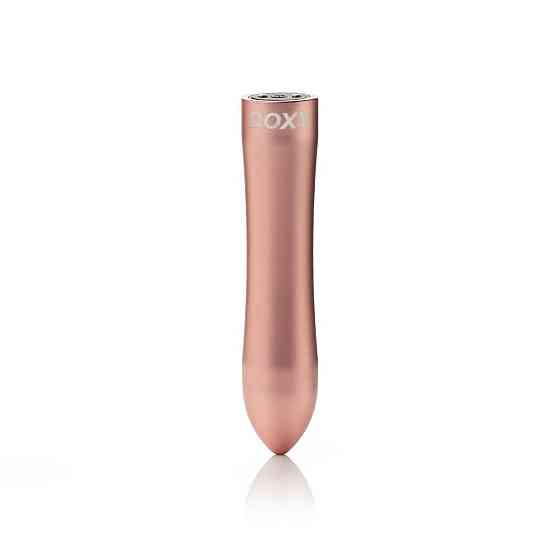 Потужна віброкуля DOXY ROSE GOLD у металевому кейсі, ультрагладенька, 7 режимів Sex Aura Київ
