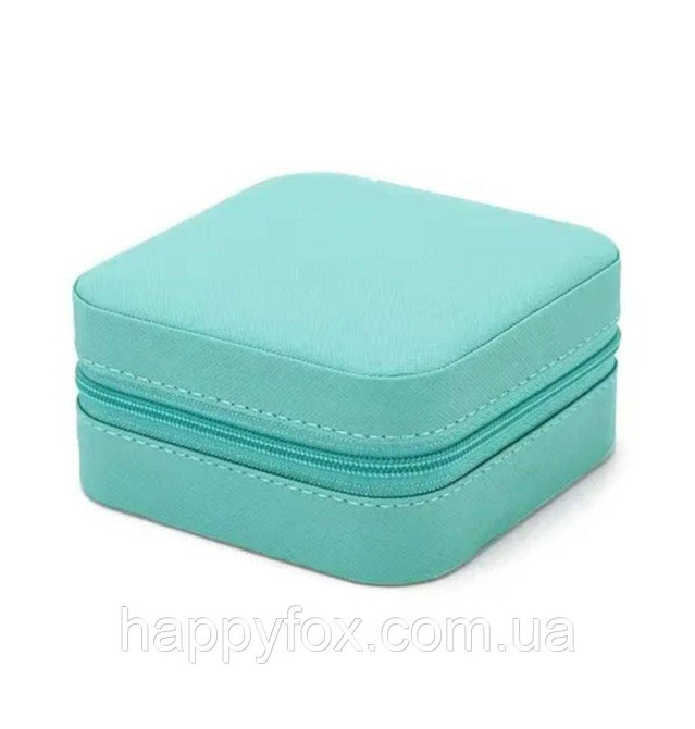 Органайзер-скринька для прикрас MORO 10х10х5 см бірюза M-4517P Львів - фото 1