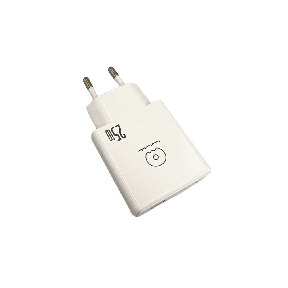 Мережевий зарядний пристрій WUW-C217 PD 25W USB A + Type-C white Одеса - фото 4