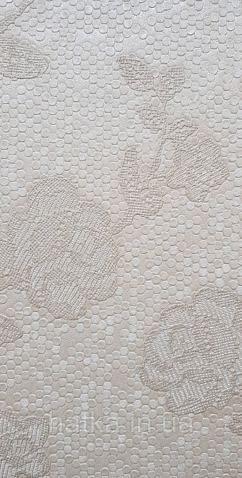 Шпалери вінілові на флізеліні AdaWall Signature1.06х10 квіти гілки листя структурне бежеві білі 3д Київ - фото 3