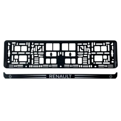 Рамка номерного знака Poputchik Renault (24-123-IS) Винница - изображение 2
