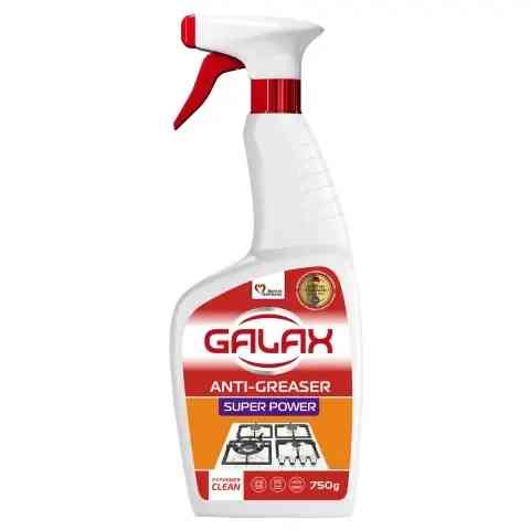 Засіб для видалення жиру з кухонних поверхонь GALAX das PowerClean "Professional Антижир" 750г Гостомель