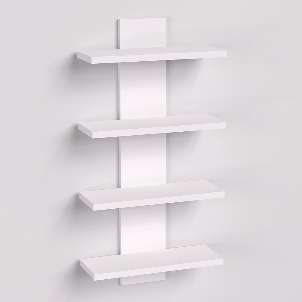 Полиця навісна ПН-5, Білий, 350/140/700 Львів - фото 2