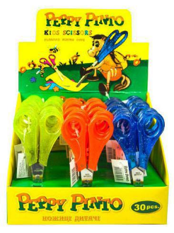 Ножиці дитячі 13,5 см "Peppy Pinto", SP1002SB, блістер, шт Київ - фото 1