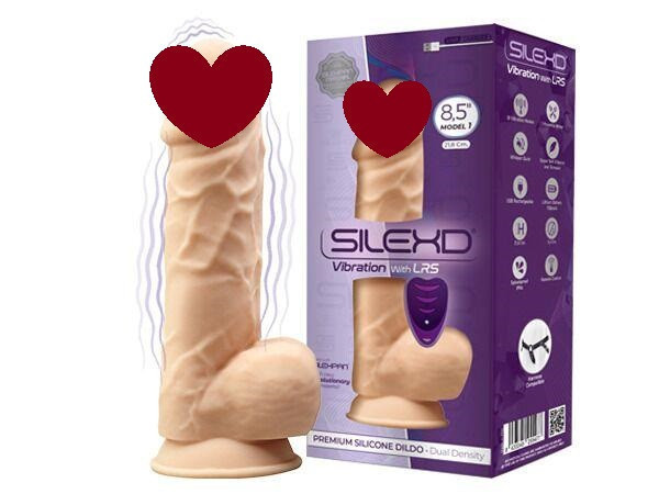 Фалоімітатор з вібрацією SilexD Norman Vibro Flesh (Model 1 size 8,5") + LRS, діаметр 5 см Sex Aura Київ - фото 1