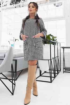 Платье с принтом в гусиную лапку Rosemary Киев