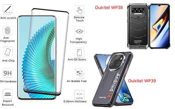 Захисне скло HyperGlass Pro для Oukitel WP38, Oukitel WP39 – максимальна чутливість та захист Київ