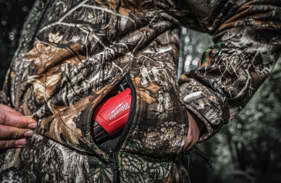 Куртка з підігрівом MILWAUKEE, M12 HJCAMO6-201(XL), камуфляжна (розмір XL) (+зар.пр., 1 акум.Х 2Аг) Одесса