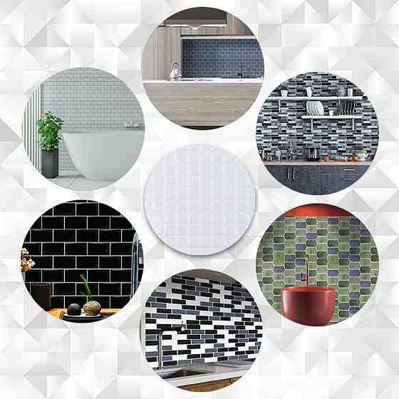 Самоклеящаяся полиуретановая плитка, квадратная Киев