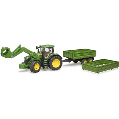 Спецтехника Bruder трактор John Deere 7R 350 с погрузчиком и прицепом (03155) Винница - изображение 3