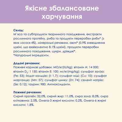 Вологий корм для кішок Purina Cat Chow Sensitive з Лососем та Цукіні в желе 85 г (8445290426574) Вінниця