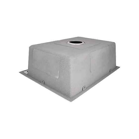 Мийка для кухні інтегрована Lidz Handmade H6050G (LDH6050GPVD43622) Brushed Grey PVD 3,0/1,0 мм Київ