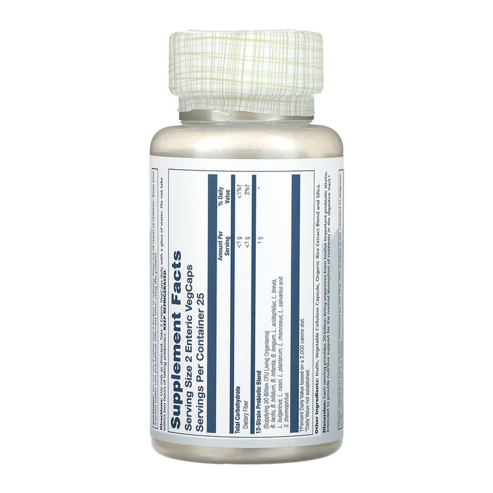 Пробиотик Solaray Multidophilus Probiotic 12 Strains 50 раст капс Киев - изображение 2