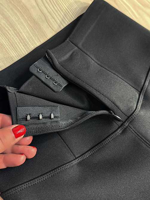 Лосини жіночі Alia 986 утеплені з корсетом і пуш ап чорні, чорний, XL Київ - фото 13