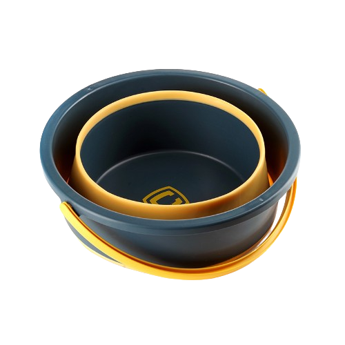 Відро 4,6л складне силікон помаранч/чорний СИЛА Житомир