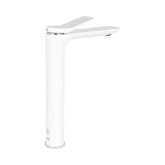 Смеситель для раковины Qtap Presto высокий QTPRE269CRW45577 Chrome/White Киев