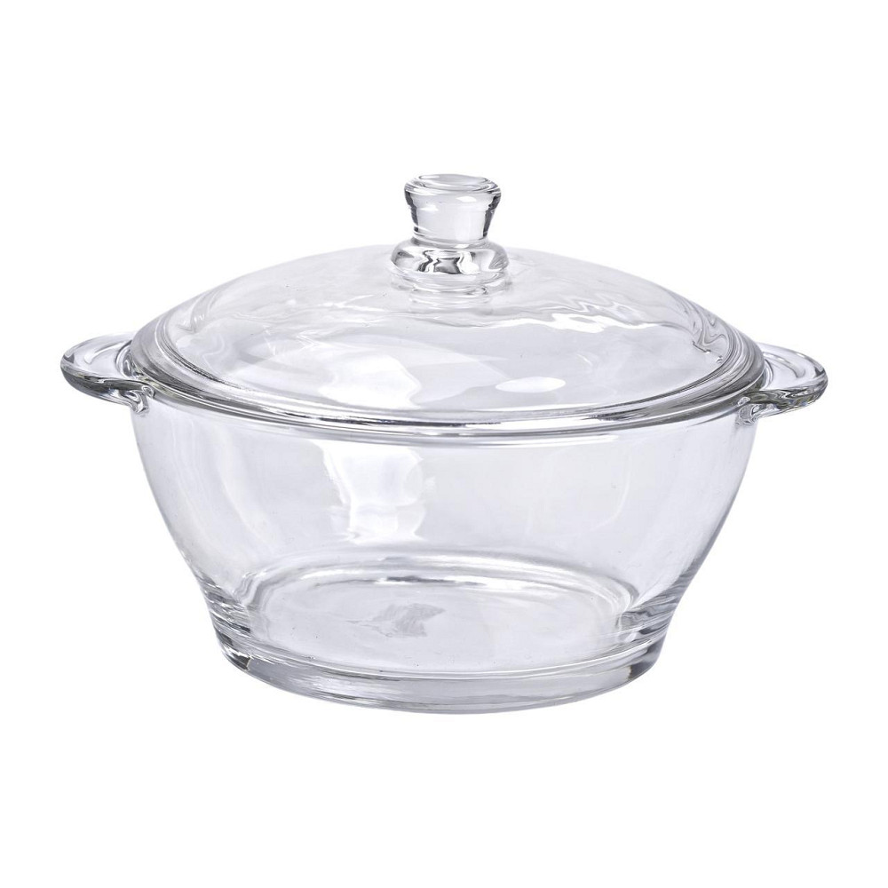 Скляна супниця з кришкою 1 л, Ø 15.5 см Київ - фото 4