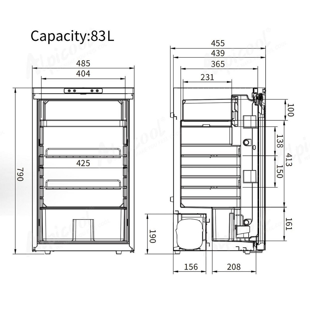 Компрессорный автохолодильник Alpicool CR85X (83 литра). До -20℃. Питание – 12, 24 вольт Киев - изображение 7