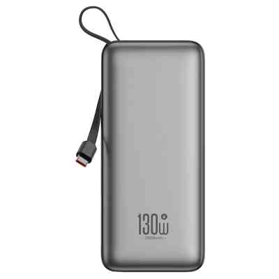 Батарея універсальна XO 20000mAh 130W, PD, QC (XO-PR268_grey) Вінниця