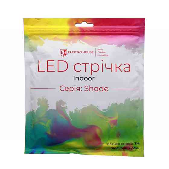 LED стрічка 10Вт 12В 120 діодів, синій, серія Shade, гарантія 2 роки Дніпро
