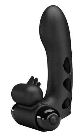 Клиторальный стимулятор на палец Pretty Love - Orlando Finger Black, BI-014836 Sex Aura Киев