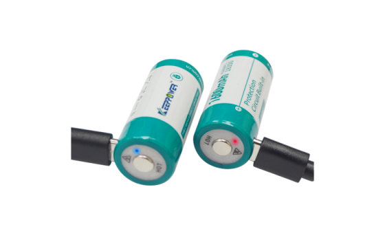 Акумулятор 16340 Keeppower P1634TC Type-C RCR123A 3В 1000мАч Li-ion Київ