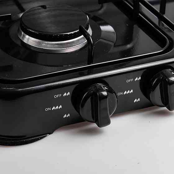 Газова плита настільна Sokany чорна 4 конфорки кемпінгова SK-6004-Black Коломия