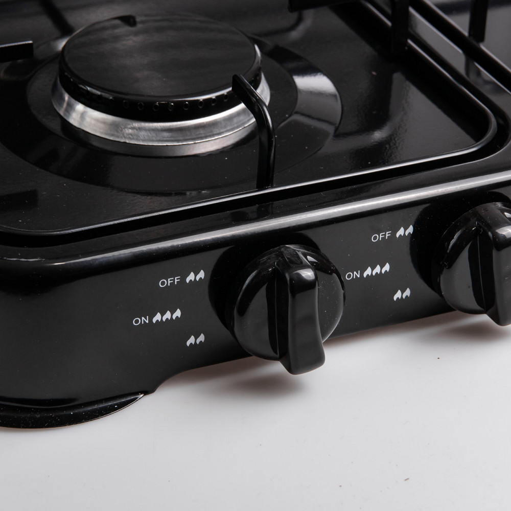 Газова плита настільна Sokany чорна 4 конфорки кемпінгова SK-6004-Black Коломия - фото 4