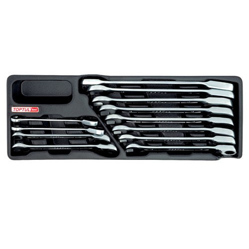 Набір ключів комбінованих з тріскачкою 8-19мм 12ед. (в ложементі) TOPTUL GAAT1205 Одеса - фото 1