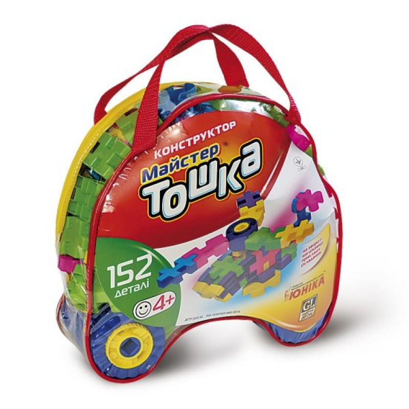 Конструктор з великими деталями «Майстер Тошка» 80020, 152 деталі Вінниця - фото 2