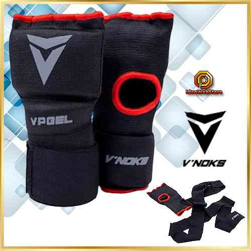 Спортивні бинти рукавиці для тренувань з гелевими подушками чорні V`Noks VPGEL розмір L/XL Київ