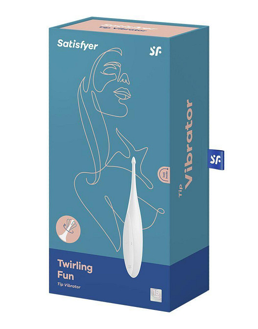 Вібратор для клітора Satisfyer Twirling Fun White Sex Aura Київ - фото 4