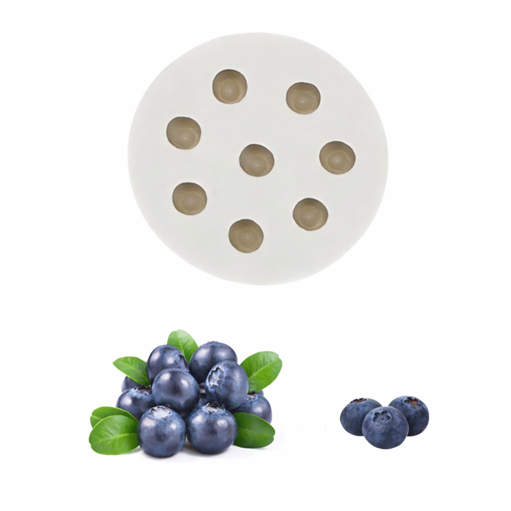 Молд силиконовый Голубика 70 мм серый Киев - изображение 4