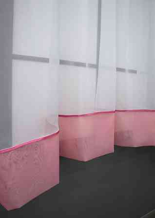 Кухонный комплект VR-Textil № 00к белый с розовым 280х170 см (59-955) Киев