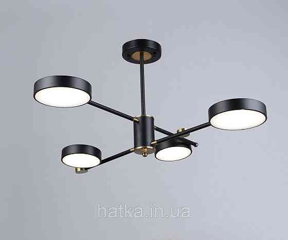 Люстар світлодіодна акрилова Sirius B YH1124/4 BK+COP Київ