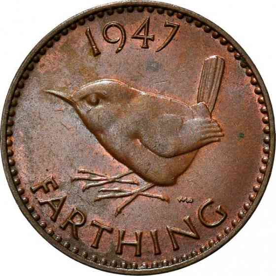 Великобританія 1 фартинг, 1937-1948.(В) Полтава