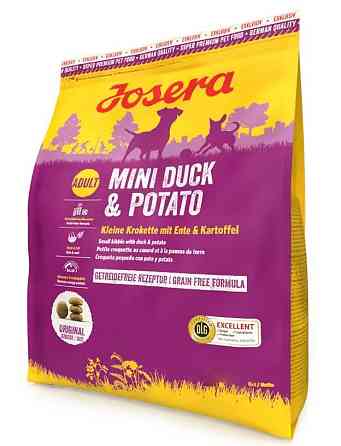 Сухий корм Josera Mini Duck & Potato (Міні Дак енд Потейто) для дорослих собак дрібних порід, 3 кг Вінниця