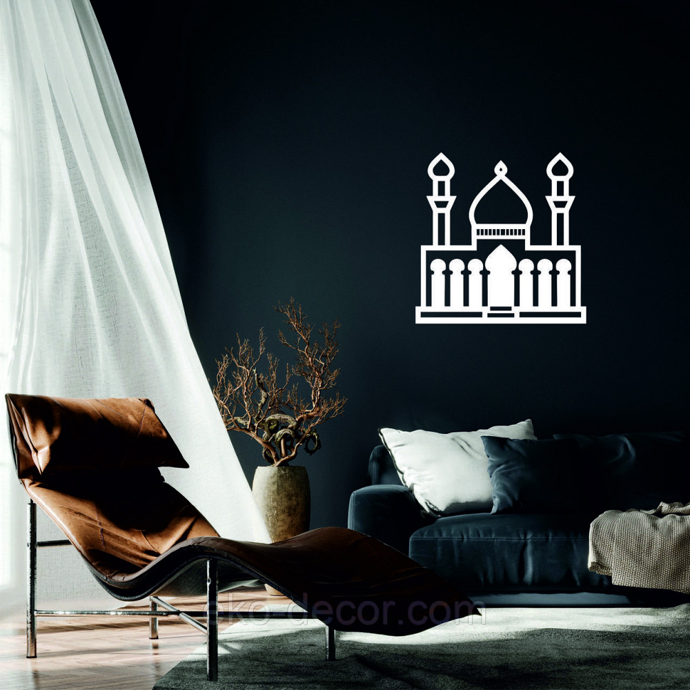 Декоративное настенное Панно «Ислам» Декор на стену 90*90 см, Белый Киев - изображение 1