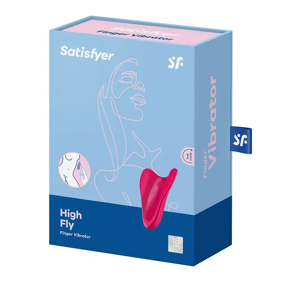 Вібратор на палець Satisfyer High Fly Red Львів - фото 6