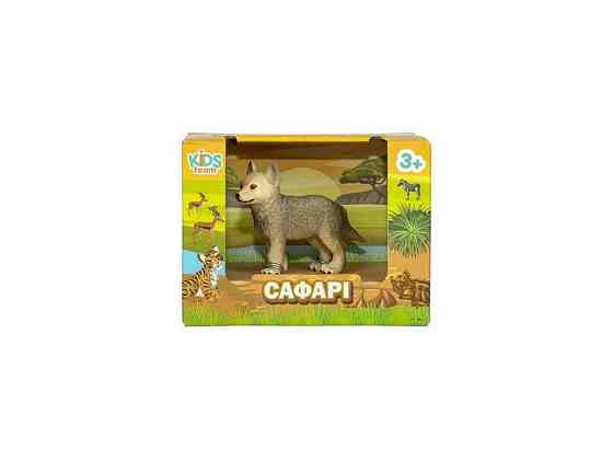Фігурка тварини Сафарі Q9899-A91 Вовк в асортименті ТМ KIDS TEAM ANIMALS Київ