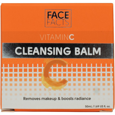 Молочко для умывания Face Facts Vitamin C Cleansing Balm С витамином С 50 мл (5031413930900) Винница - изображение 1