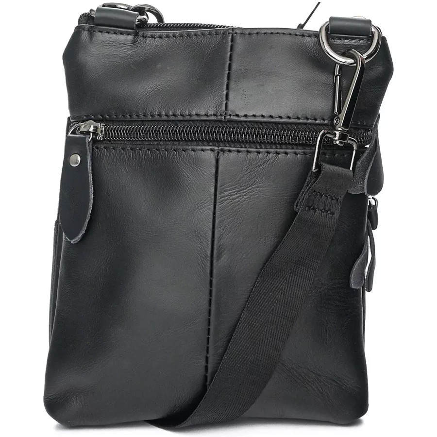 Мужская сумка из натуральной итальянской кожи флотар – 5 карманов, прочная фурнитура RW-38 Львов - изображение 7