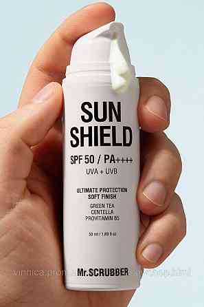 Сонцезахисний крем для обличчя Sun Shield SPF 50 Mr.SCRUBBER Чернівці